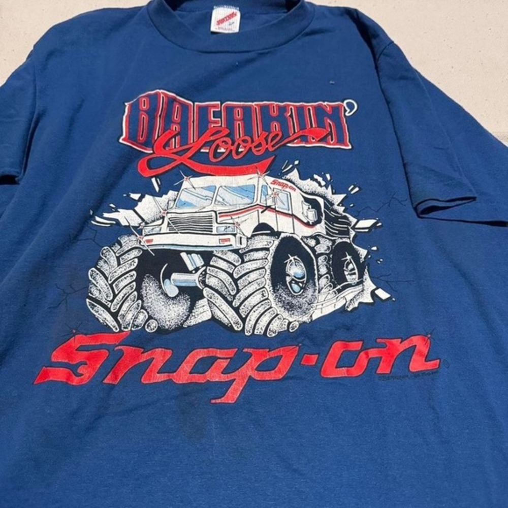 Vintag snap-on tee‎